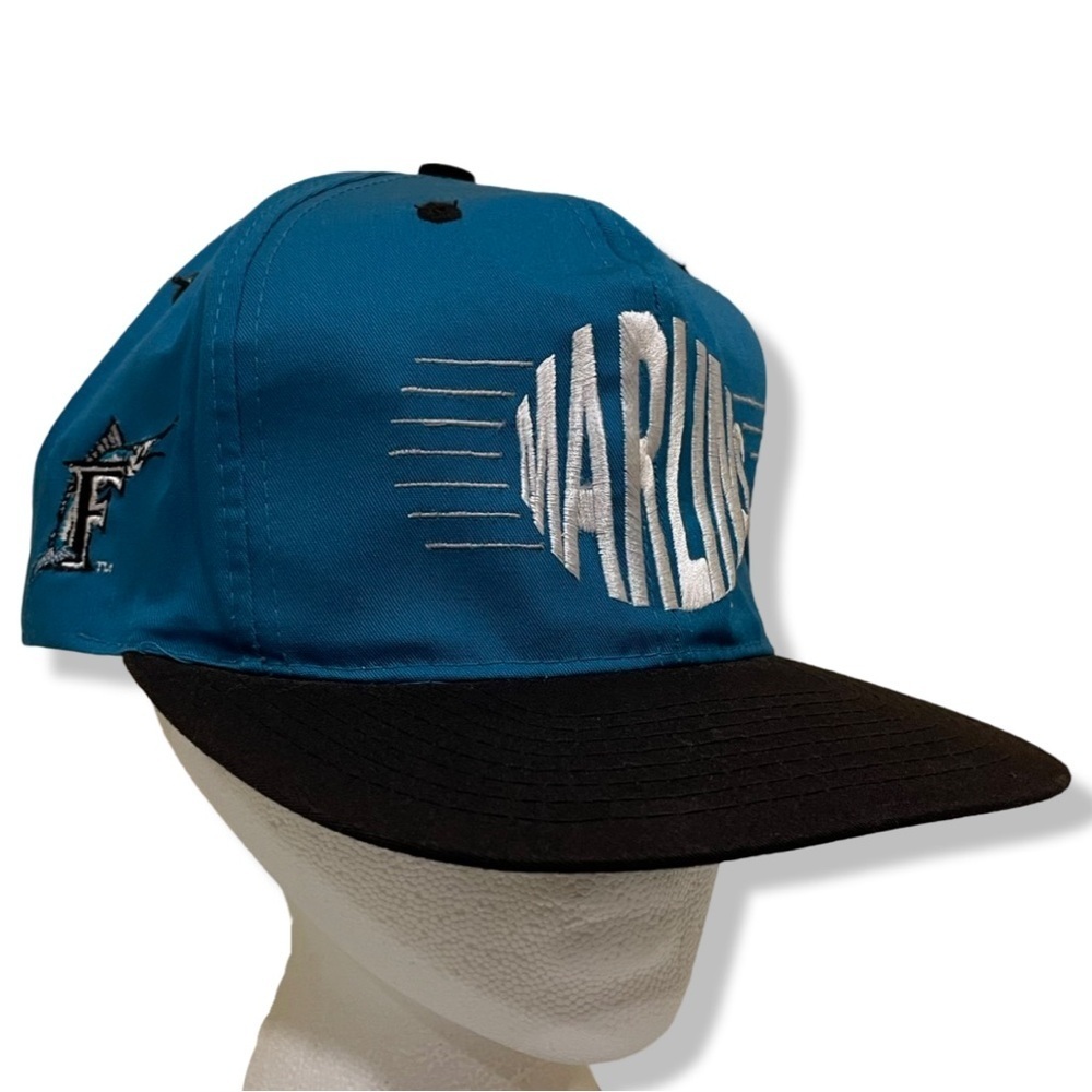 Vintage 90s Florida Marlins SnapBack Hat